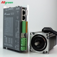 Motor Stepper Loop Tertutup Nema23 2.2N.m 4A 2 Fase 1000PPR RS485 Modbus Driver Kit LC57H280+CL57R untuk Mesin CNC