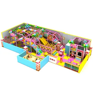 Children Indoor Playground Naughty Castle Amusement Park Candy Series Slide Ball Pool Amusement Park