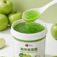 Green Apple Jam Puree Sour Apple Fruit for Frozen Yogurt Ice Cream Candy Flavor Dessert Shop Wholesale Bulk OEM Halal