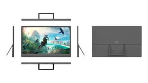 Màn hình di động <span class=keywords><strong>15.6</strong></span> <span class=keywords><strong>inch</strong></span> màn hình không dây màn hình mới hỗ trợ Wifi Miracast cho điện thoại HDMI phản chiếu máy tính xách tay 180 ° có thể điều chỉnh - Product Image 5