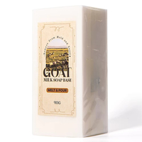 Base de savon hydratante au lait de chèvre blanc à faire fondre et à couler 1 kg pour peaux sensibles et sèches
