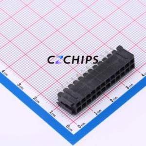 BX-MX3.0-2-12PZZ Wire-to-Board Pin Header Through hole Component (THT),P=3mm Connector 2x12P 3mm Through Hole Micro-Fit (MX 3.0) - Product Image 1