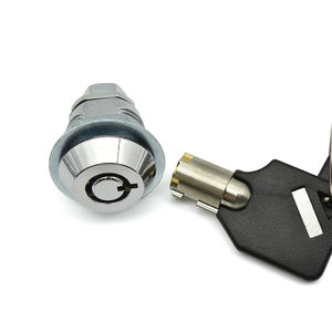 XK209 qualité tête ronde quart de tour serrure distributeur automatique serrure de porte tubulaire serrure à came panneau de commande et équipement de machines Zinc - Product Image 5