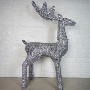 Led <span class=keywords><strong>animatrónico</strong></span> <span class=keywords><strong>de</strong></span> alta calidad para Navidad, Reno decorativo para exteriores con trineo y santa claus, en venta - Product Image 5