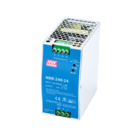 Alimentation à découpage sur rail DIN Mean Well 240W NDR, convertisseur AC/DC industriel