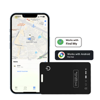 Dompet Pintar Ultra Tipis 1.7mm Tahan Air Sistem Ganda IOS Find My dan Android Find Hub Aplikasi Gratis Global Anti Hilang Pelacak GPS Kartu