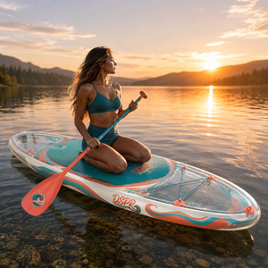 Planche à pagaie transparente innovante, corps résistant à l'usure avec panneau transparent, offre des vues <span class=keywords><strong>fantastiques</strong></span> pour les amateurs de sports nautiques - Product Image 6