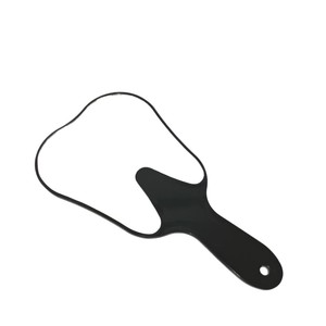 Dental Hand <b>Mirror</b> Tooth Shape <b>Plastic</b> <b>Mirror</b> For Oral Care White Color With Handle - Product Image 3