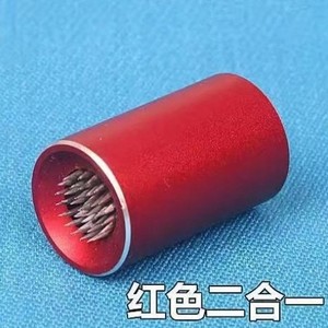 Recortador de puntas de taco de billar 2 en 1 de acero inoxidable negro, resistente a la corrosión, para accesorios de billar - Product Image 4