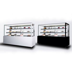 Réfrigérateur-<span class=keywords><strong>congélateur</strong></span> vitrine statique/refroidissement par air Rebirth <span class=keywords><strong>noir</strong></span>/blanc pour présentation de gâteaux, échantillon gratuit de vitrine-<span class=keywords><strong>congélateur</strong></span> pour gâteaux - Product Image 5