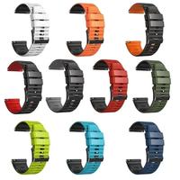 Tali Jam Tangan Pintar Pengganti Silikon 24mm yang Dapat Disesuaikan, Mewah dan Modis untuk Suunto 9 Baro9/7/D5