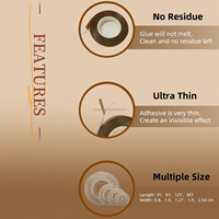 Ruban Adhésif Double Face pour Extensions de Cheveux, 36 Yards, pour Perruques Lace Front, Prothèses Capillaires et Systèmes Capillaires