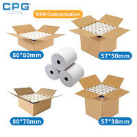 Rouleaux de papier thermique de qualité supérieure 80x80mm 48gsm sans BPA pour tickets de parking, TPV, guichets automatiques et reçus de caisse - Approvisionnement direct usine