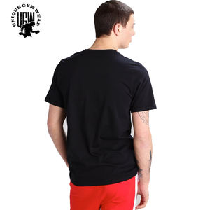 UNIQUE <b>GYM</b> WEAR Professional Men's T-Shirt Pakistan Half Sleeve O-Neck Custom Printing Logo Plus Size 100% Cotton Quick Dry - Product Image 4