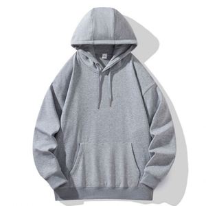 Wholesale 600gsm Cotton Polyester Oversized <b>Drop</b> Shoulder Heavyweight Blank Fleece High Quality Hoodies - Product Image 4