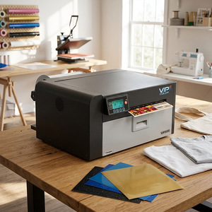 Imprimante d'étiquettes numérique haute performance VP500 CMYK à jet d'encre avec découpe automatique intégrée, imprimante d'étiquettes numérique haute vitesse - Product Image 1