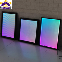 Cadre d'art en acrylique rétroéclairé RGB, boîte à lumière LED, affichage d'images éclairé, boîte à lumière pour collectionneurs d'art et artistes