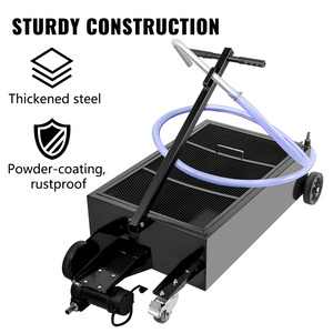 Bac de <span class=keywords><strong>vidange</strong></span> d'<span class=keywords><strong>huile</strong></span> à profil bas de 25 gallons avec pompe électrique et tuyau pliable pour voitures, SUV et camions - Product Image 5