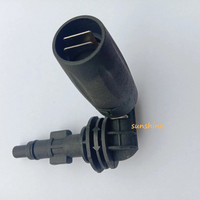 Pistola de Agua de Alta Presión SS con Boquilla Giratoria de 360 Grados, Chorro de Agua Recto o en Abanico para Lavado de Autos, para Pistola K2 3 5 Lavor