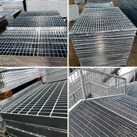 Grille en acier au carbone inoxydable galvanisé à chaud de qualité industrielle pour la construction extérieure, clôture métallique moderne