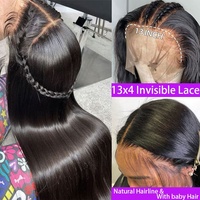 Nouvelle Collection 2025 : Perruque Lace Front en Cheveux Humains Vietnamiens, Cheveux Vierges Lisses ou Ondulés Profonds, Perruque HD Lace Sans Colle