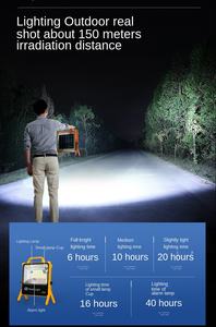 Projecteur solaire LED 200W à lumière blanche chaude - Product Image 3