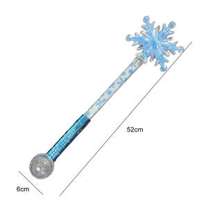 Concert Christmas <strong>Party</strong> Led Toys Magic Light up <strong>Frozen</strong> Snowflake Wand for Children New Year Decoration <strong>Supplies</strong> Flashing Stick - Product Image 5