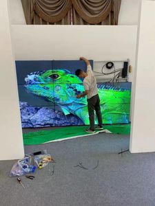 Panneaux muraux vidéo <span class=keywords><strong>oled</strong></span> intérieur <span class=keywords><strong>46</strong></span> 49 55 <span class=keywords><strong>pouces</strong></span> 3x3 4K système de vidéosurveillance cadre 2x2 mur vidéo lcd - Product Image 2