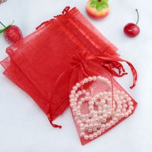 Pochette cadeau en organza avec logo personnalisé, prix bas, sac à cordon - Product Image 4