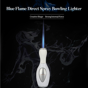 JOBON дымовая металлическая многоразовая с индивидуальным логотипом, большая индивидуальная струйная Бутановая газовая горелка, стильная зажигалка для сигарет - Product Image 2