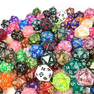Dés polyédriques en plastique colorés en gros <span class=keywords><strong>RPG</strong></span> 20 faces Mix D20 pour jeux de société - Product Image 3