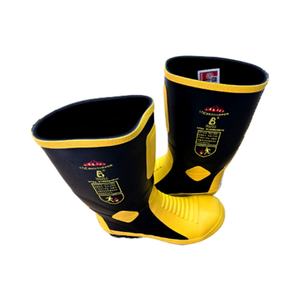 17 modèles de bottes en caoutchouc pour pompiers certifiées CCC, certifiées 3C, à embout d'acier, personnalisables, vente en gros directe d'usine - Product Image 3
