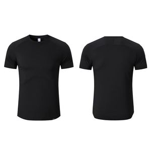 Camisetas Personalizadas de Manga Corta, Color Sólido, con Logotipo Impreso por Sublimación, Hombros Caídos, Camisetas de Verano para Entrenamiento, Tallas Grandes para Hombre - Product Image 2