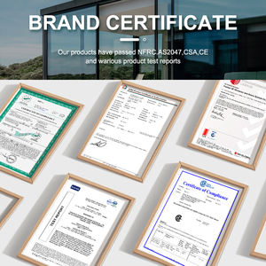 בית נייד הוריקן השפעה חלון מטבח חדר פנימי ויניל אלומיניום מרובע קיר - Product Image 5