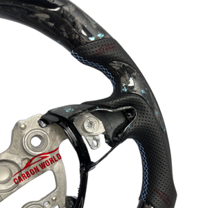 Volante Deportivo de Fibra de Carbono para <span class=keywords><strong>Hyundai</strong></span> Elantra N I30N 2022, Piezas de Mejora para el Interior del Automóvil - Product Image 5