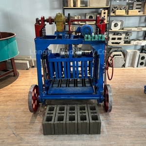 Yeni tip tuğla yapma makineleri harç çimento blok tuğla yapma makinesi büyük tekerlek mobil içi boş tuğla makinesi - Product Image 3