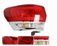 Feu arrière extérieur gauche pour Grand Cherokee 2014-2021 côté conducteur, référence OE 68110017AE, rouge, garantie 1 an, clignotant de recul