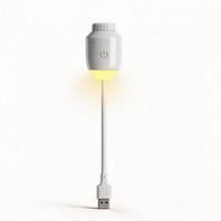 Projecteur d'étoiles USB portable 2026, lampe de nuit avec films interchangeables (Saturne/Ciel étoilé), LED blanc chaud, cadeau pour la maison, la chambre ou les enfants
