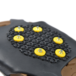 <span class=keywords><strong>Crampons</strong></span> de traction de neige glacée <span class=keywords><strong>pour</strong></span> <span class=keywords><strong>chaussures</strong></span> et bottes <span class=keywords><strong>Chaussures</strong></span> antidérapantes Pinces à glace 10 <span class=keywords><strong>crampons</strong></span> en caoutchouc en acier <span class=keywords><strong>Crampons</strong></span> <span class=keywords><strong>Chaussures</strong></span> extensibles à enfiler - Product Image 4
