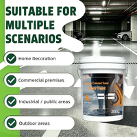 Peinture époxy pour sols en sable durable et écologique, haute résistance à la compression, revêtement antidérapant, résistance au jaunissement, bicomposant