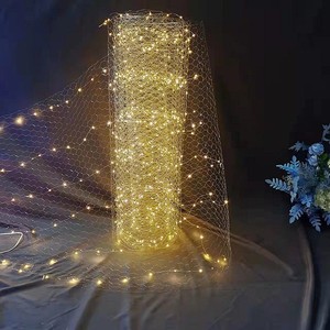 Nuevas decoraciones románticas, techo de red de luz de estrella para decoración de restaurante de boda y decoración de escenario personalizada - Product Image 1