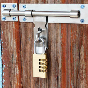 Cadenas à combinaison en laiton à 3 et 4 chiffres LOGO personnalisé multi-tailles - Product Image 5