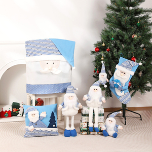 Adornos Navideños Retráctiles Hechos a Mano de Tela Ecológica para Interiores: Papá Noel, Muñeco de Nieve y Reno - Regalos de Navidad - Product Image 2