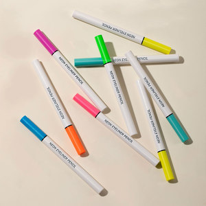 Personnalisez votre propre logo Crayon eyeliner néon à base de minéraux de maquillage arc-en-ciel éclatant biologique - Product Image 2