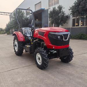 Tracteur agricole à roues 4x4 de 70 CV de fabrication chinoise avec système de freinage pneumatique (rouge, machine agricole à haut niveau de sécurité) - Product Image 2