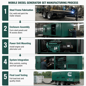 Générateur diesel silencieux Cummins Weichai 100 Kva 16 kw 100% cuivre Allemagne 100kw synchrone 120 240 Volt 50/60hz Fréquence 480v - Product Image 2