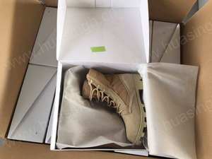 รองเท้าบูทเดินป่าแบบยุทธวิธี XC, <span class=keywords><strong>Altama</strong></span> รุ่น Combat Tan หนังกลับ ระบายอากาศได้ดีกว่า รองเท้าบูทสำหรับทะเลทราย HSM023 - Product Image 4