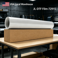 Film DTF double face 60cmx10m 75u à pelage instantané à froid et à chaud pour machine d'impression de T-shirts – Vente directe usine