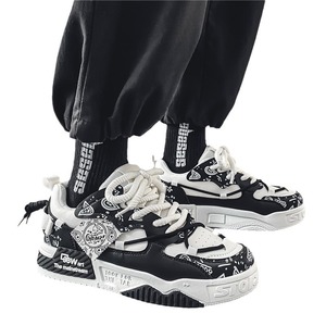 2025新款男士网球鞋舒适系带休闲白鞋中国工厂透气轻便设计冬季 - Product Image 4