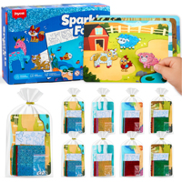 Kit d'art en feuille d'aluminium DIY Joycat pour enfants, ensembles créatifs d'artisanat en mousse et feuille d'aluminium, cadeaux d'anniversaire pour enfants